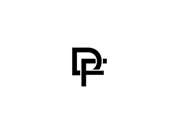 El logotipo de la ropa vector DF