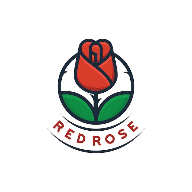 Logotipo de la rosa roja