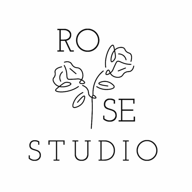 El logotipo de Rose Studio