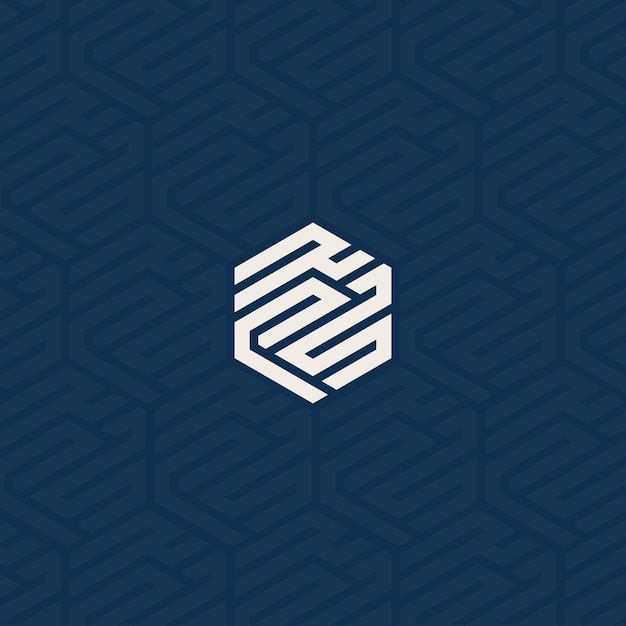 Logotipo de RPS con diseño de patrón de fondo