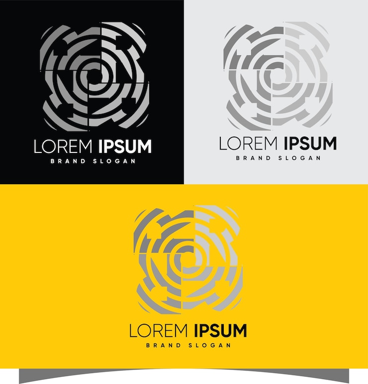 Vector logotipo de rr con estilo moderno creativo vector premium