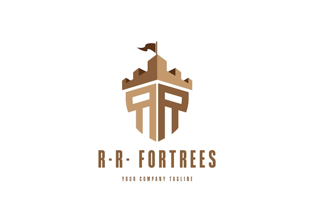 Logotipo de RR Fortrees - Marca de la Fortaleza del Castillo