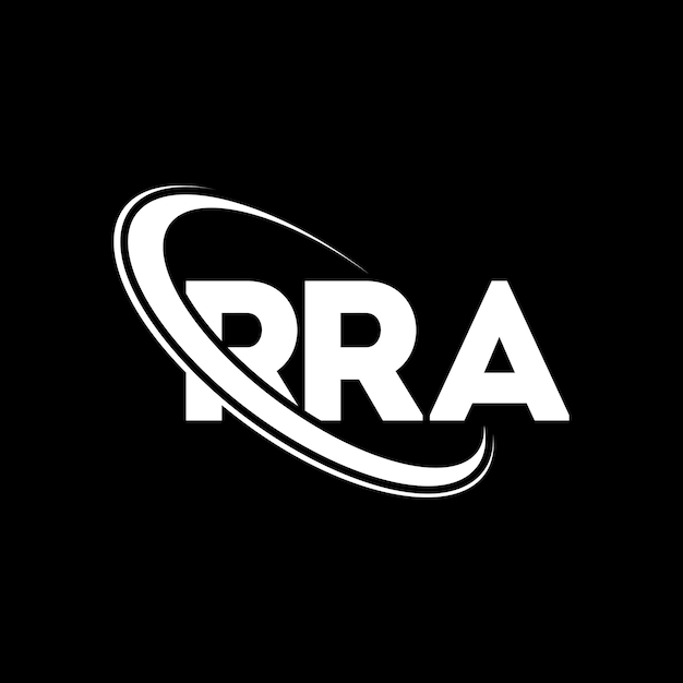 Logotipo RRA RRA letra RRA letra diseño logotipo iniciales RRA logotipo vinculado con círculo y mayúscula monograma logotipo RRA tipografía para negocios de tecnología y marca inmobiliaria