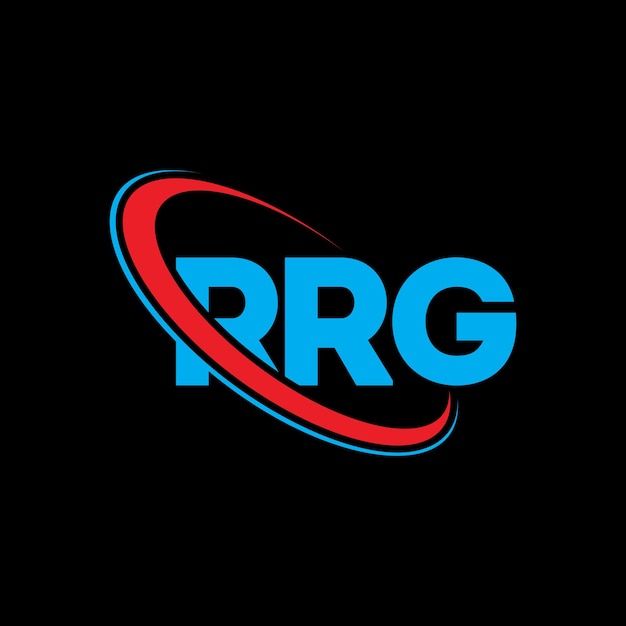Logotipo RRG RRG letra RRG logotipo diseño de letras Iniciales RRG Logotipo vinculado con círculo y mayúscula logotipo R RG tipografía para negocios de tecnología y marca inmobiliaria