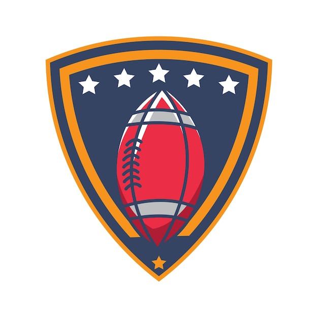 Logotipo de rugby, american logo sport