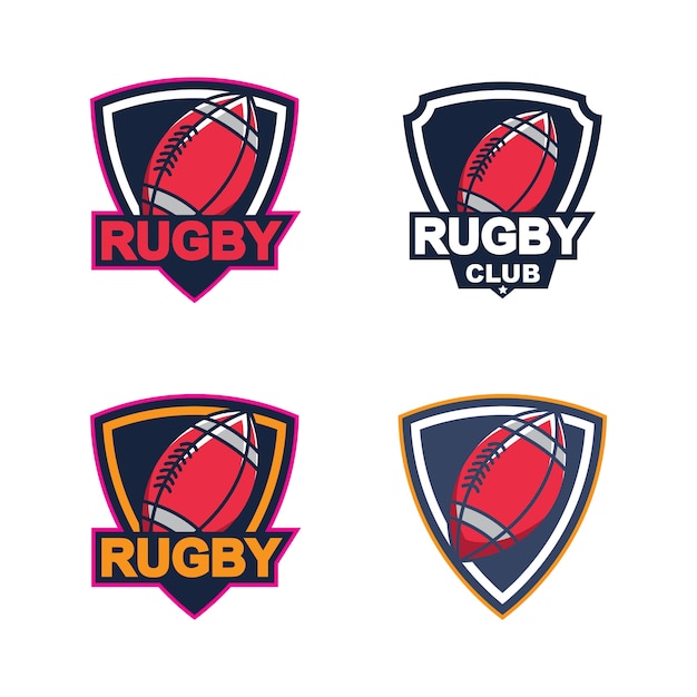 Logotipo de Rugby, American Logo Sport