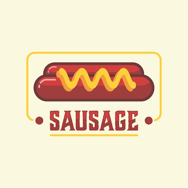 Logotipo de salchicha