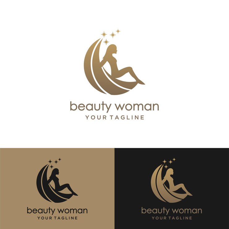 El logotipo del salón de belleza
