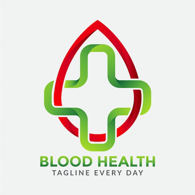 Logotipo de la salud de la sangre