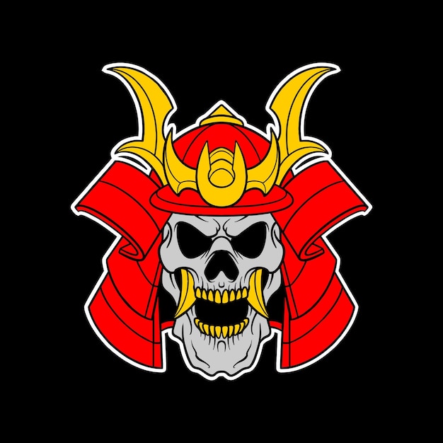 Logotipo de samurai head