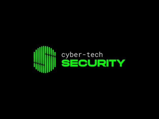 Logotipo de seguridad cibernética