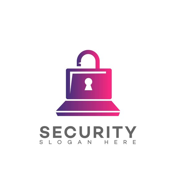 El logotipo de seguridad informática es un símbolo de identidad.