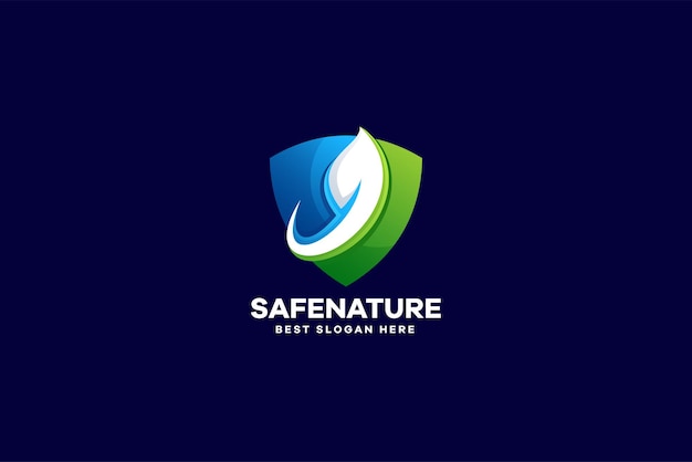 Logotipo seguro natural