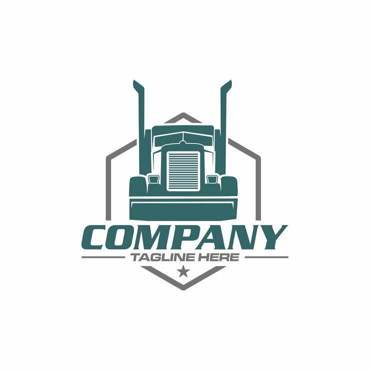 logotipo de semi camión