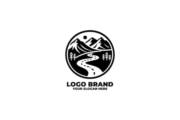 El logotipo del sendero de senderismo
