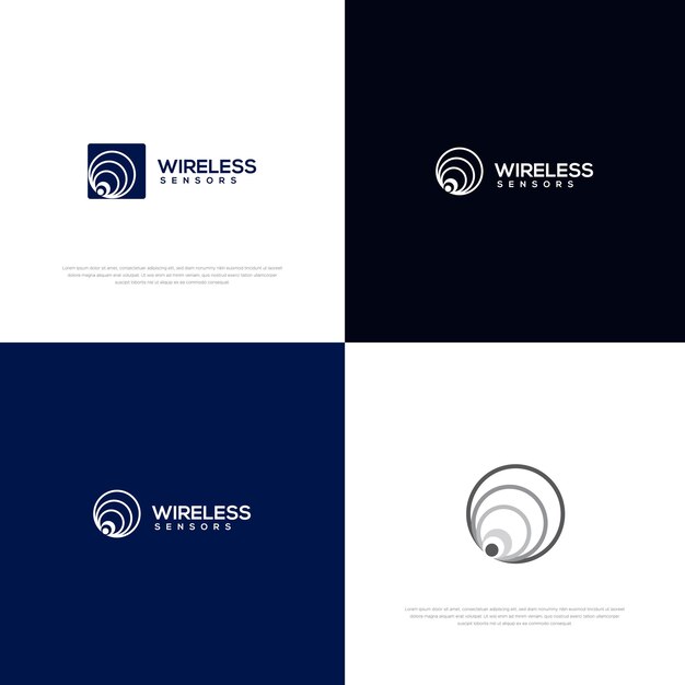 El logotipo de los sensores inalámbricos