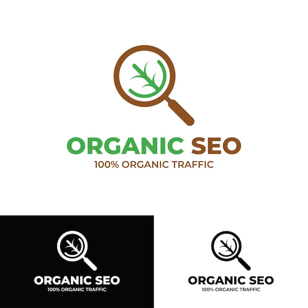 Logotipo de SEO orgánico