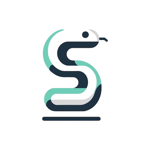 Vector logotipo de serpiente para negocios