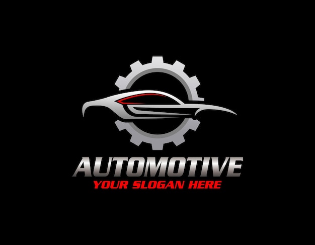 Logotipo de servicio automotriz industrial