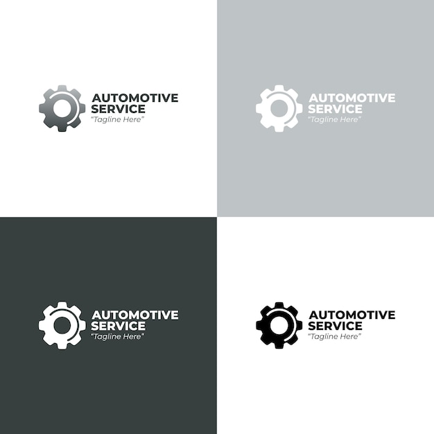 El logotipo del servicio automotriz