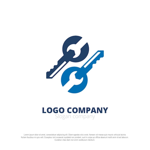 El logotipo del servicio clave