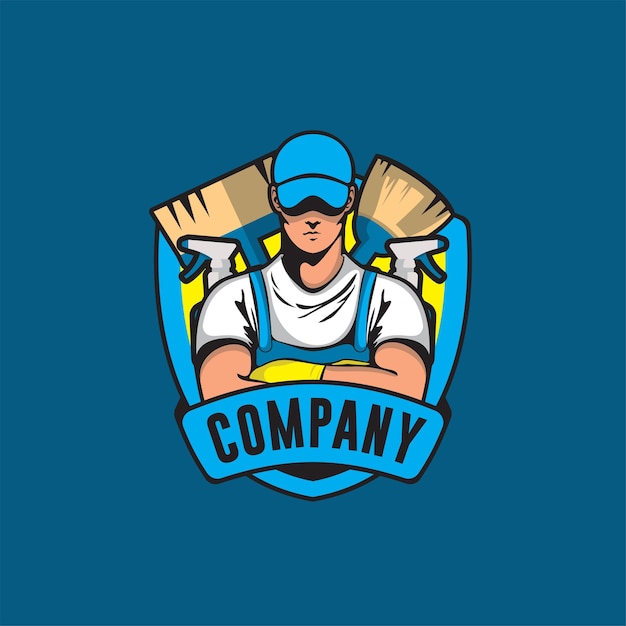 Logotipo del servicio de limpieza