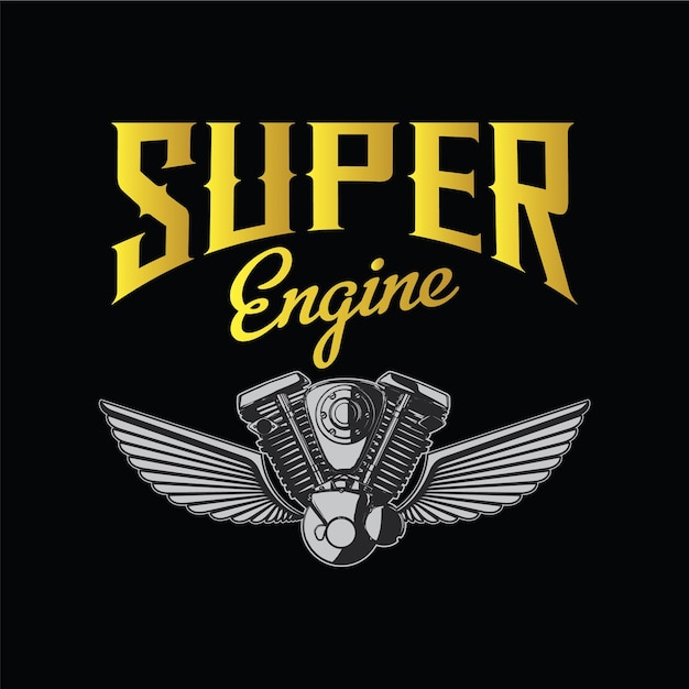 Logotipo de servicio de reparación de automóviles monocromo