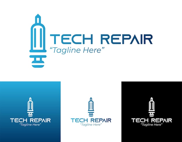 El logotipo del servicio de reparación técnica