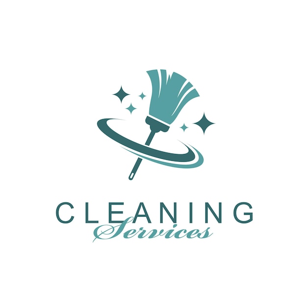 un logotipo para los servicios de limpieza para los servicios De limpieza