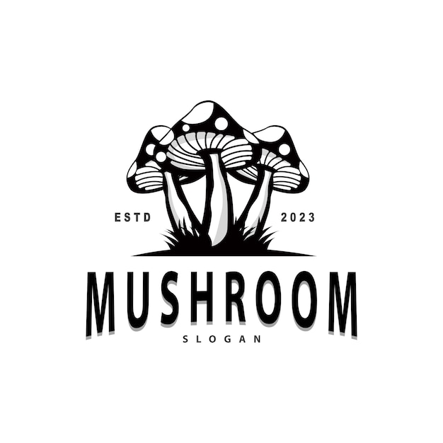 Logotipo de setas Simplemente minimalista Retro silueta de plantas diseño de plantaciones marca comercial