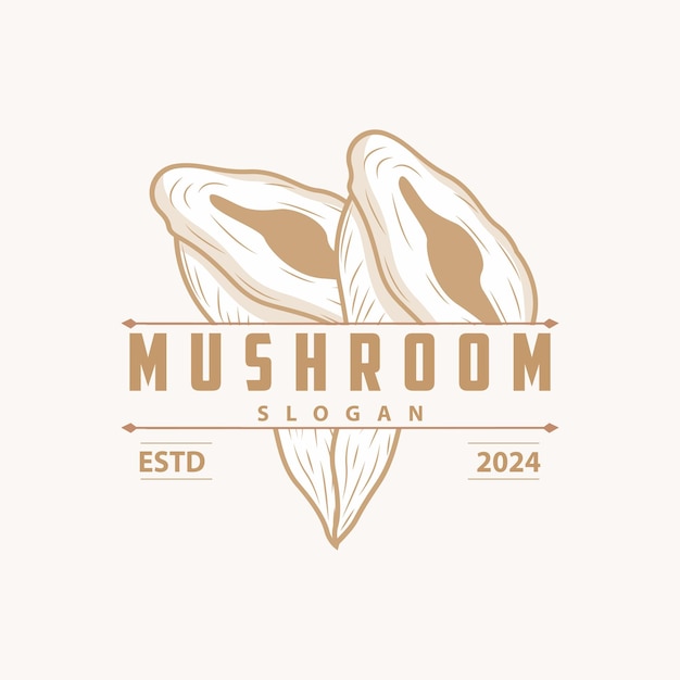 Logotipo de setas Simplemente minimalista Retro silueta de plantas diseño de plantaciones marca comercial