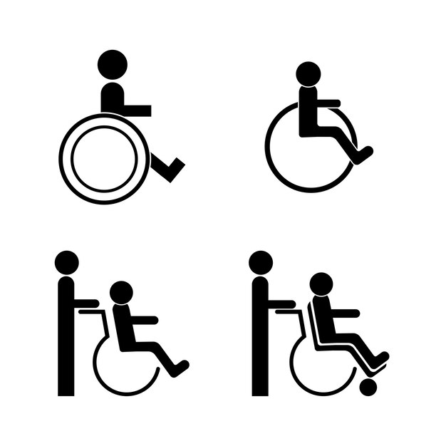 Logotipo de silla de ruedas