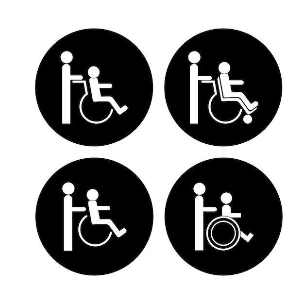 Logotipo de silla de ruedas