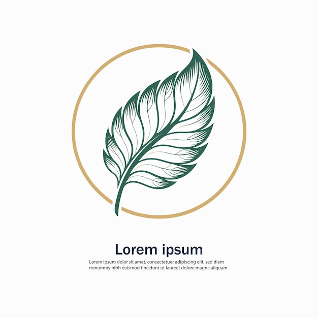 Logotipo de la silueta de la hoja