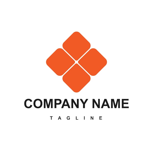 logotipo de silueta vectorial para su empresa