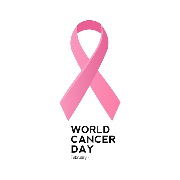 Logotipo y símbolo del Día Mundial contra el Cáncer