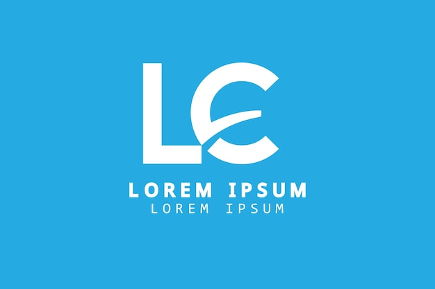 Logotipo del símbolo vectorial de la letra del alfabeto L