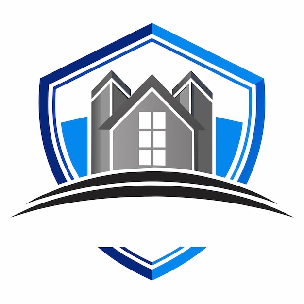 Un logotipo simple para una correduría comercial y una compañía de seguros
