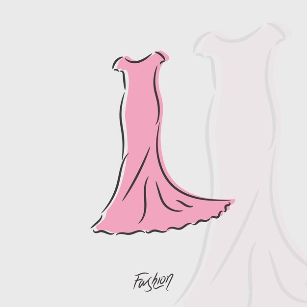 Logotipo simple de la marca de moda ropa para mujeres vestido de novia 8