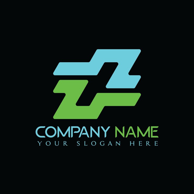 Vector logotipo simple y moderno abstracto