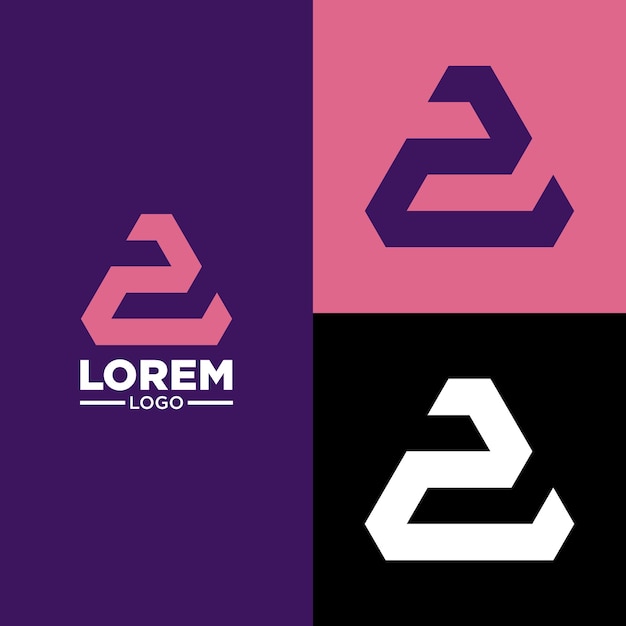 logotipo simple y moderno con colores fríos adecuados para el logotipo de su marca o el logotipo de su nombre.