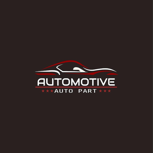 Logotipo simple de reparación de automóviles para negocios o icono