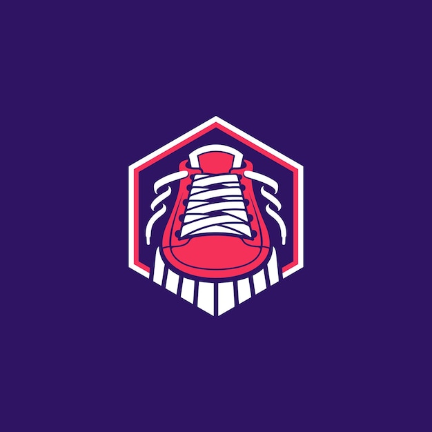 Vector logotipo simple para una tienda de zapatos