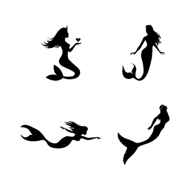 Vector logotipo de sirena