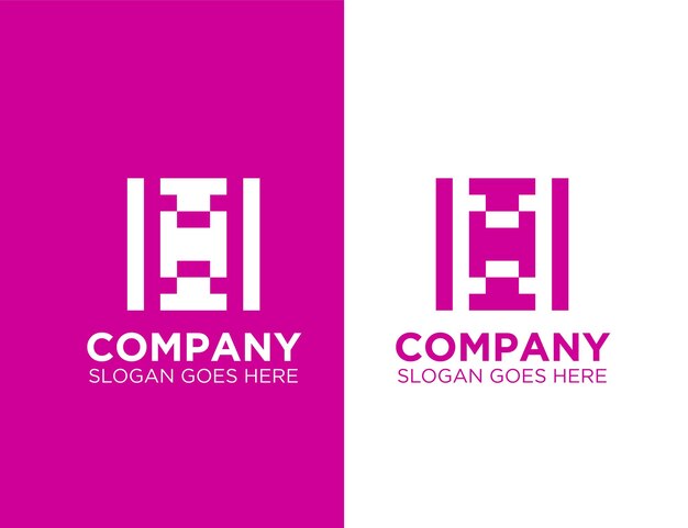 Logotipo del sitio web de la empresa, diseño de logotipo limpio y abstracto minimalista moderno