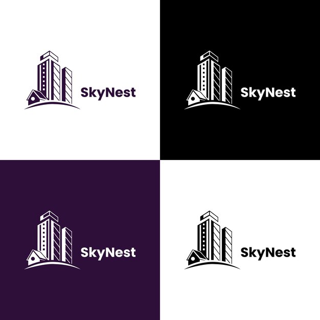El logotipo de SkyNest Real Estate