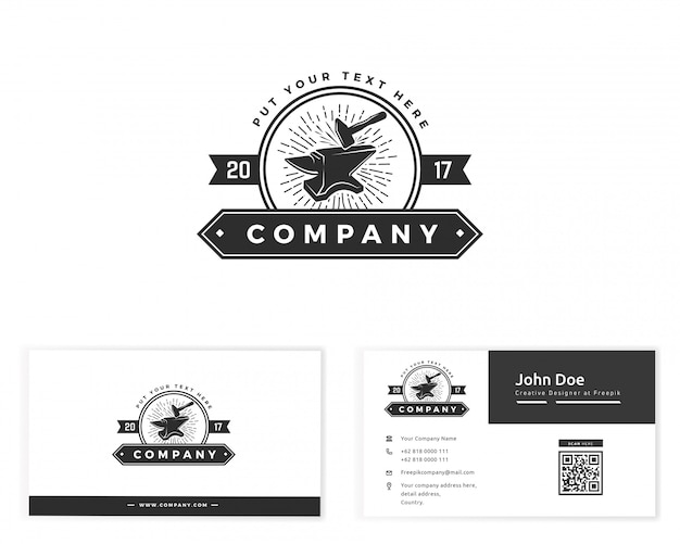 logotipo de smith con tarjeta de visita de papelería