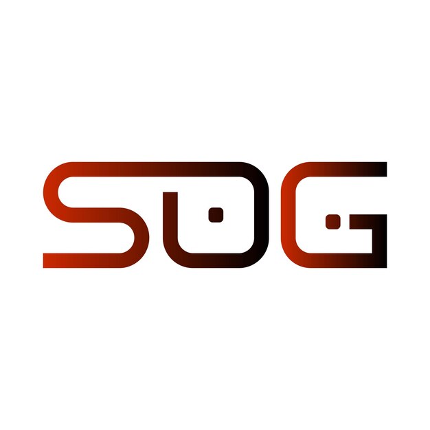 Logotipo de SOG gradiente de monograma inicial diseño vectorial de identidad empresarial de marcas de letras minimalistas modernas