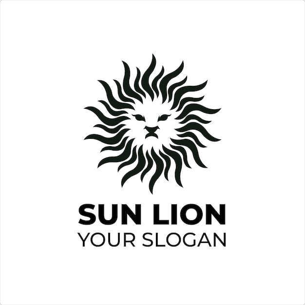 Logotipo de sol león