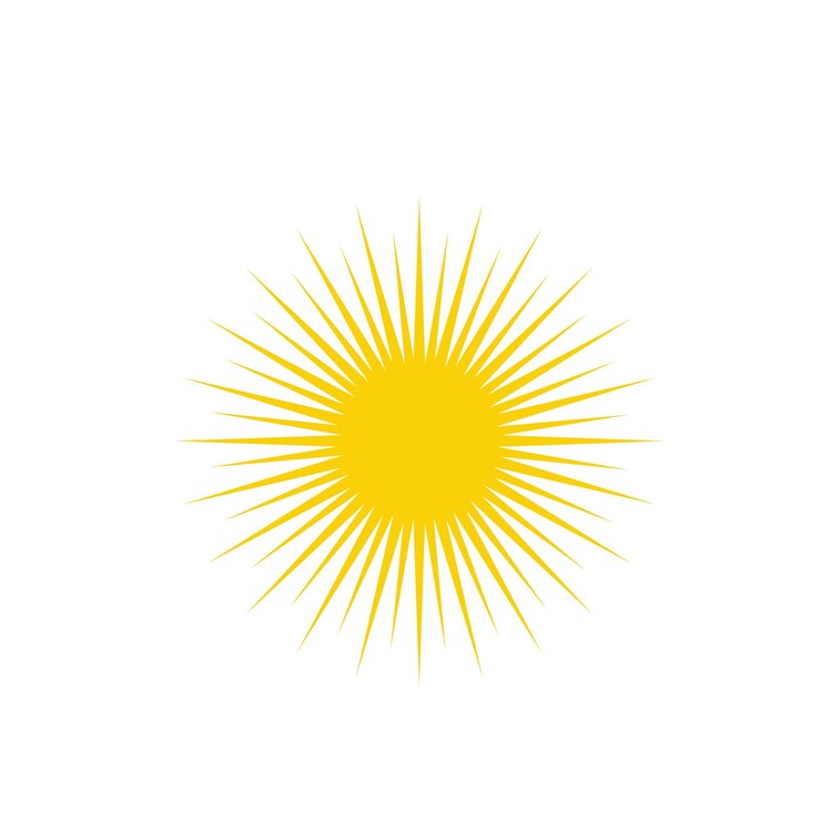 Vector el logotipo del sol